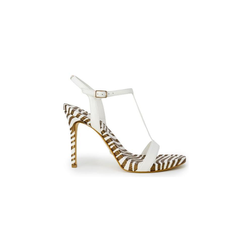 Guess White Leather High Heel GU-10133700008-EU40/US10