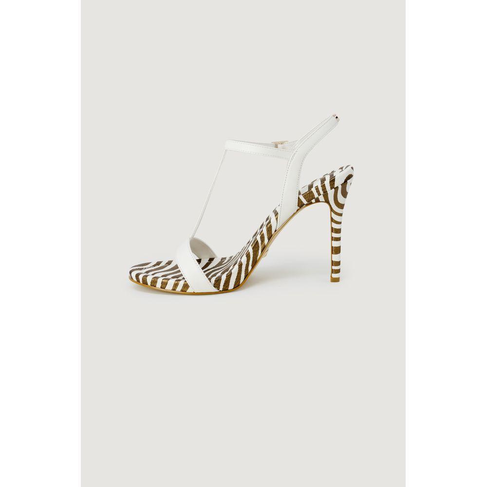 Guess White Leather High Heel GU-10133700008-EU40/US10