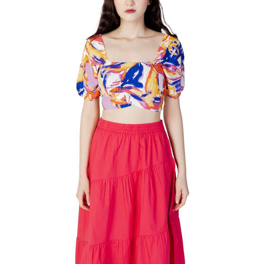 Only Yellow Viscose Top ON-10266500135-IT42|M