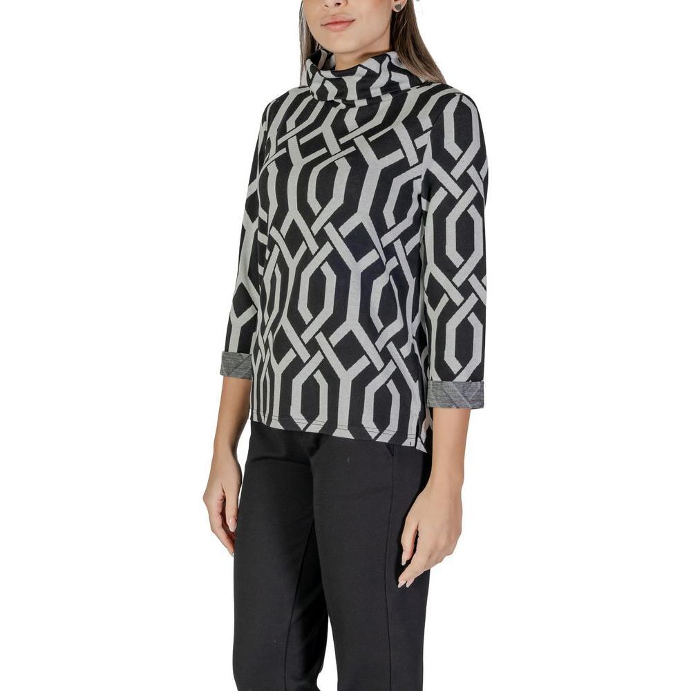 Street One Black Polyester Sweater ST-15733500009-46