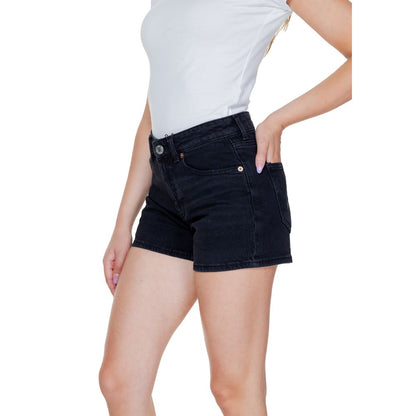 Vero Moda Black Cotton Shorts