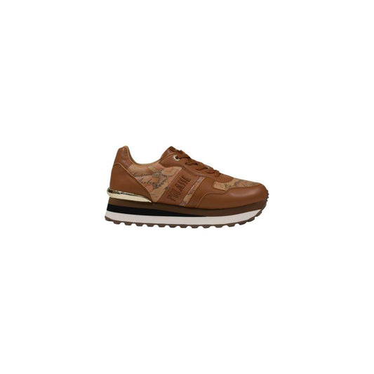Alviero Martini Prima Classe beige sneaker for women, Fall/Winter collection, made from 100% polyurethane.