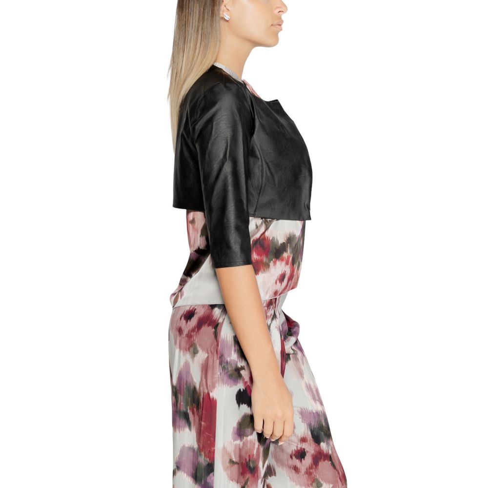 Rinascimento Black Polyethylene Cardigan 1728,71956299936,Black,Cardigans - Sweaters - Clothing,Clothing,IT40|S,IT44|L,New with tags,Rinascimento,Sweaters - Clothing,Women,XL