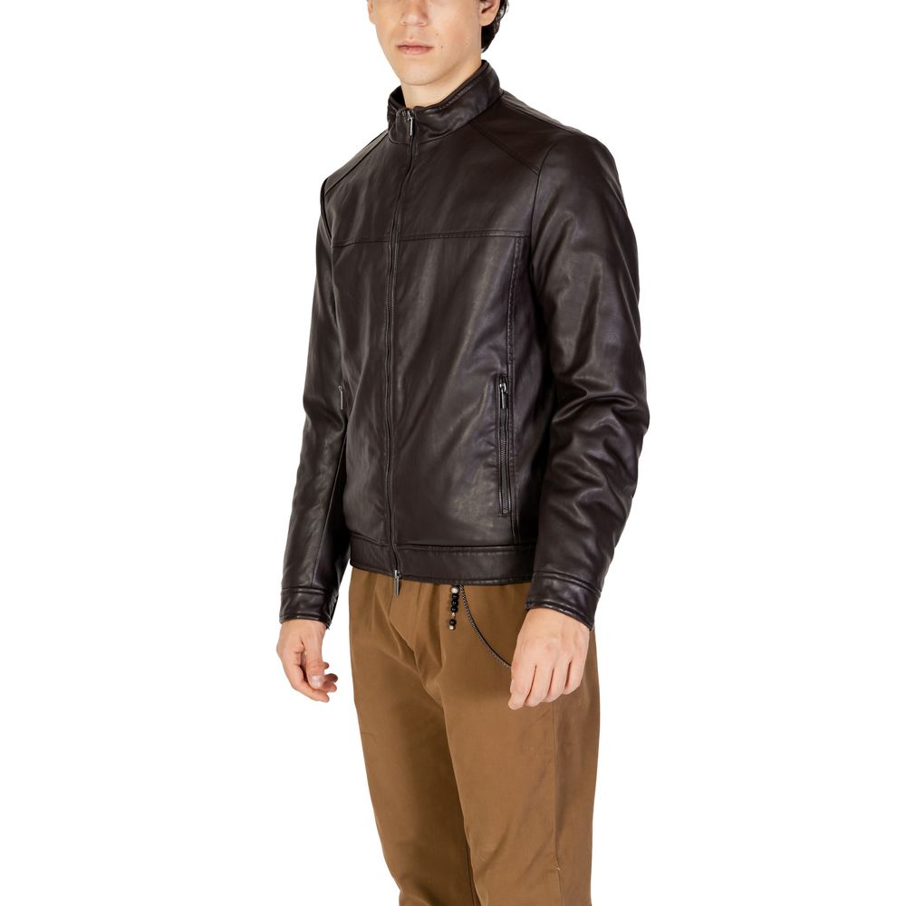 Hamaki-Ho Brown Leather Jacket