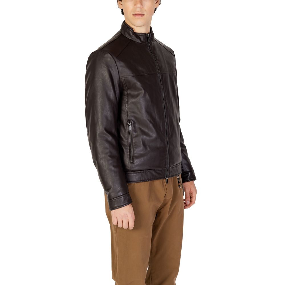 Hamaki-Ho Brown Leather Jacket