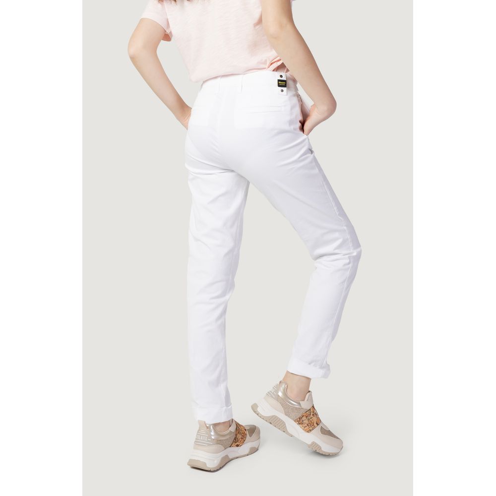 Blauer White Cotton Casual Pants 1728,71956299936,Blauer,Casual Pants - Pants - Clothing,Clothing,New with tags,Pants - Clothing,W30,White,Women