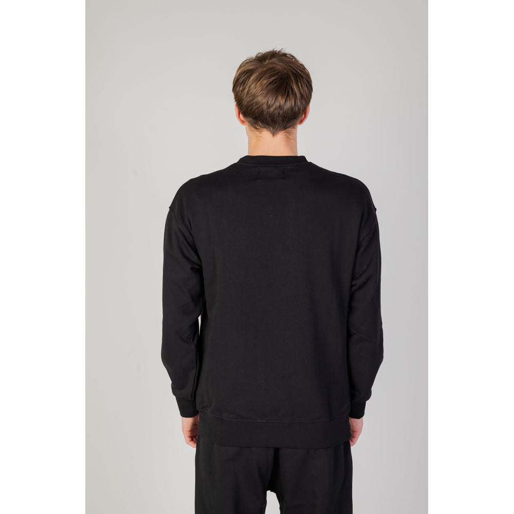 Underclub Black Cotton Sweatshirt