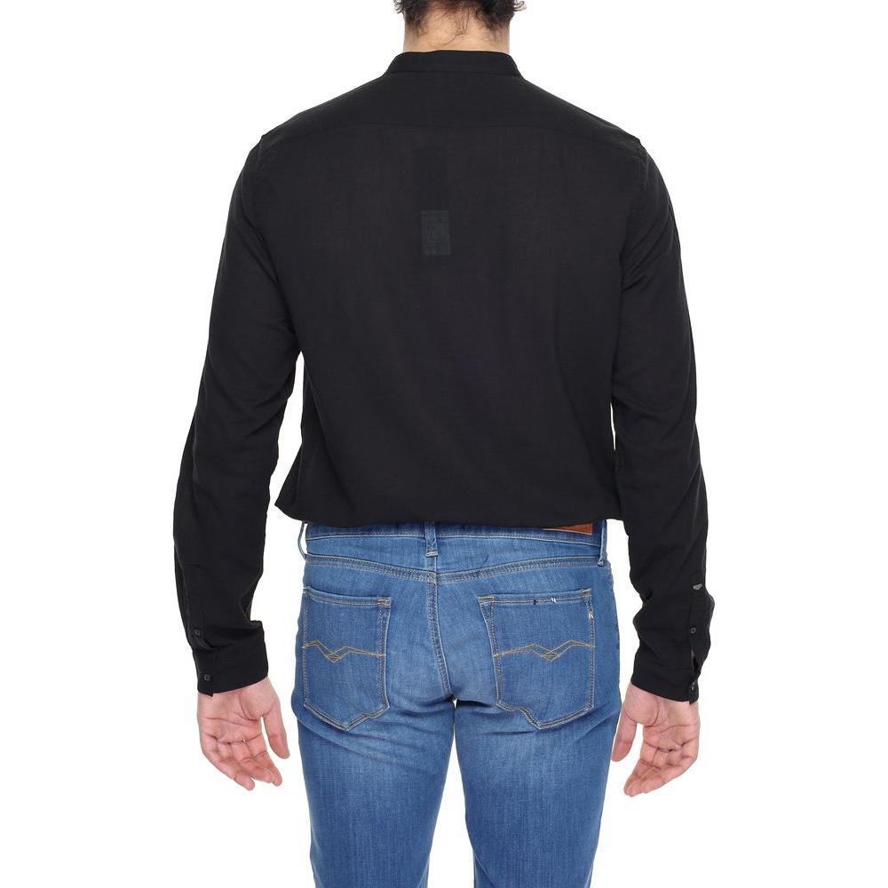 Antony Morato Black Cotton Shirt