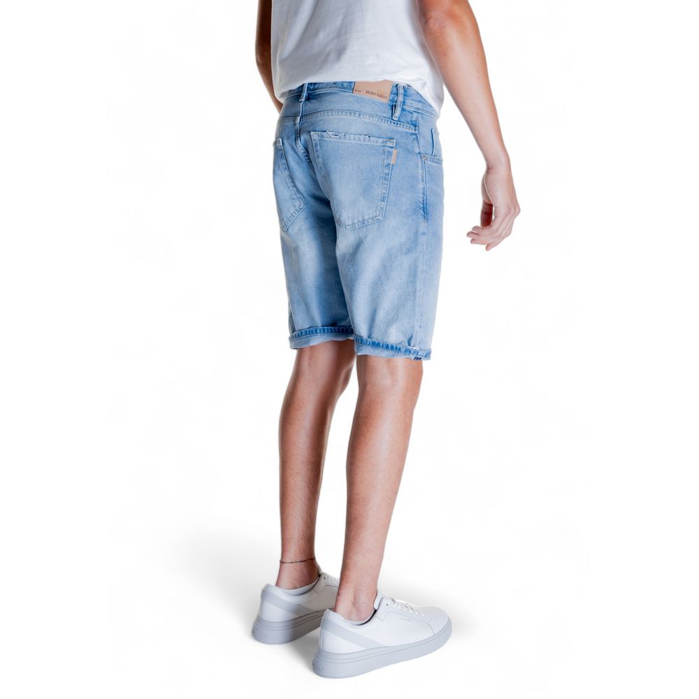 Antony Morato Light Blue Cotton Bermuda Shorts