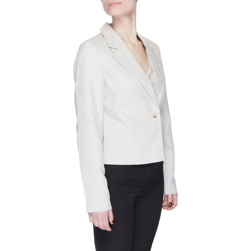Vero Moda Gray Polyester Blazer VE-13394200137-IT36|XXS