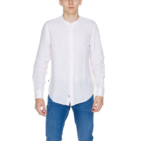 Blauer Multicolor Linen Dress Shirt 1728,71956299936,Blauer,Clothing,Dress Shirts - Shirts - Clothing,IT46 | M,IT48 | L,IT52 | XL,Men,Multicolor,New with tags,Shirts - Clothing