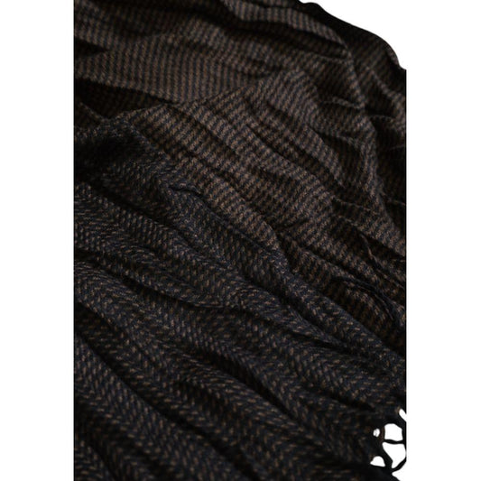 Antony Morato brown polyester scarf for men, fall/winter collection, 100% polyester fabric, men's scarves and gloves