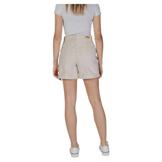B.Young Beige Cotton Short BY-14885200127-W25