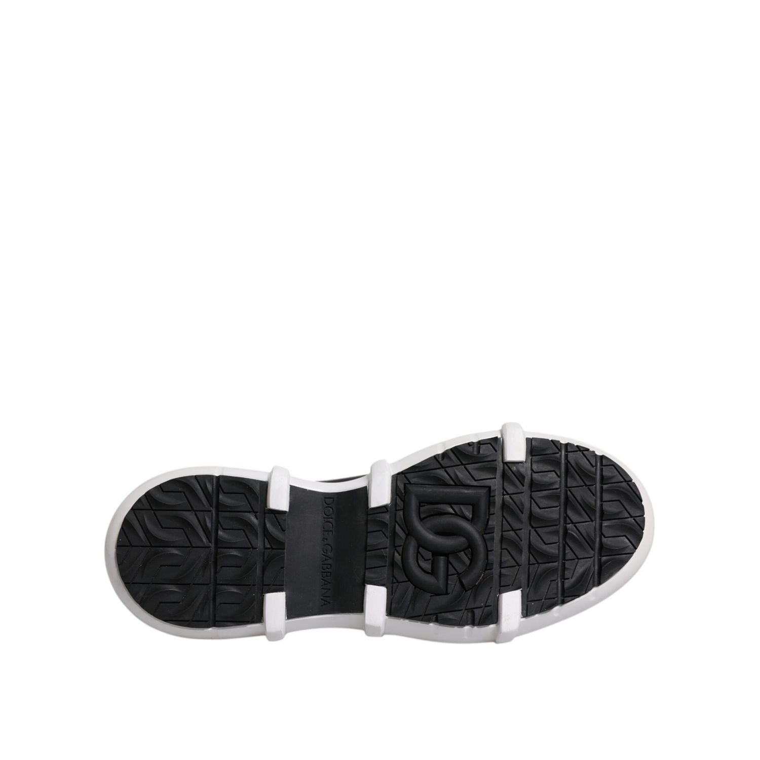 Dolce & Gabbana Black Nylon Galileo High Top Sneakers Shoes