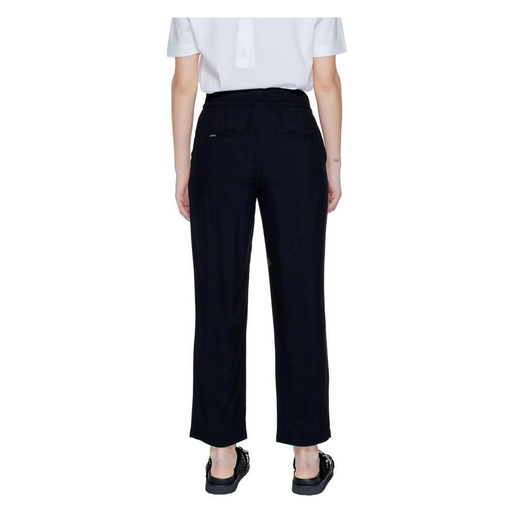 Street One Black Viscose Pant ST-14204800009-W40 | L28