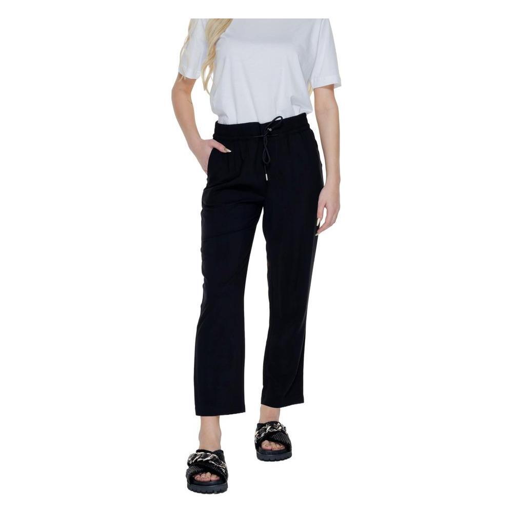 Street One Black Viscose Pant ST-14204800009-W40 | L28