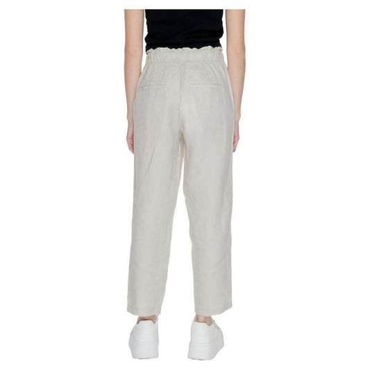 Street One Beige Linen Pant ST-14510200127-W36 | L28