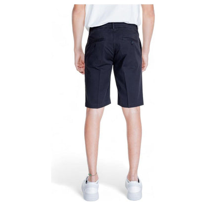 Antony Morato Black Cotton Bermuda Shorts