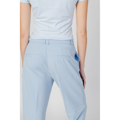 Only Blue Polyester Casual Pants