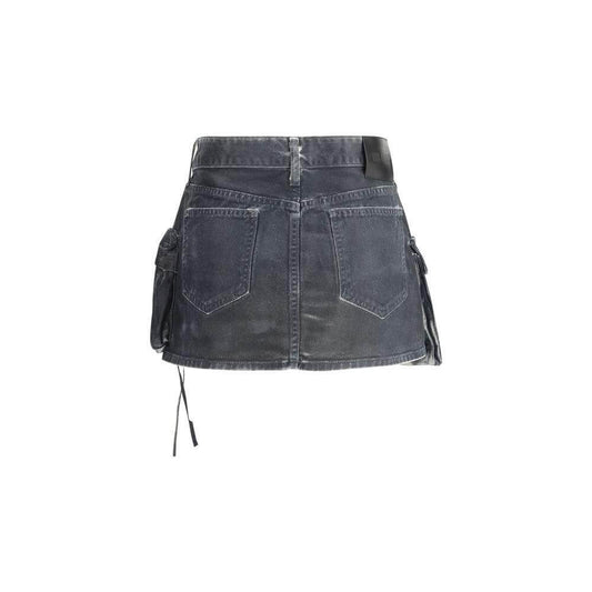 The Attico Cargo Mini Skirt TH-250WCR00136DDD100AA184-IT40 | M