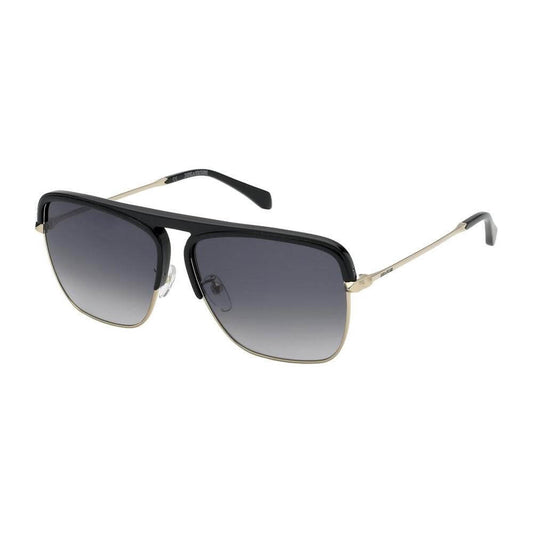 Zadig & Voltaire unisex multicolor metal sunglasses with grey gradient lenses, 60/13/140mm dimensions, pink accents.