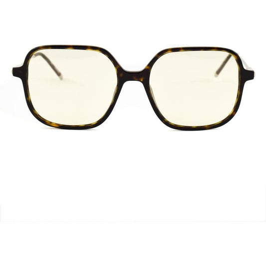 Zadig & Voltaire brown acetate sunglasses with yellow photochromatic lenses, model SZV328-53722F, Havana frame style.