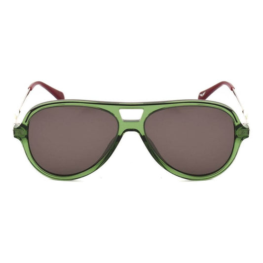 Zadig & Voltaire green acetate sunglasses with brown lenses and measurements 58/14/135 mm for women.