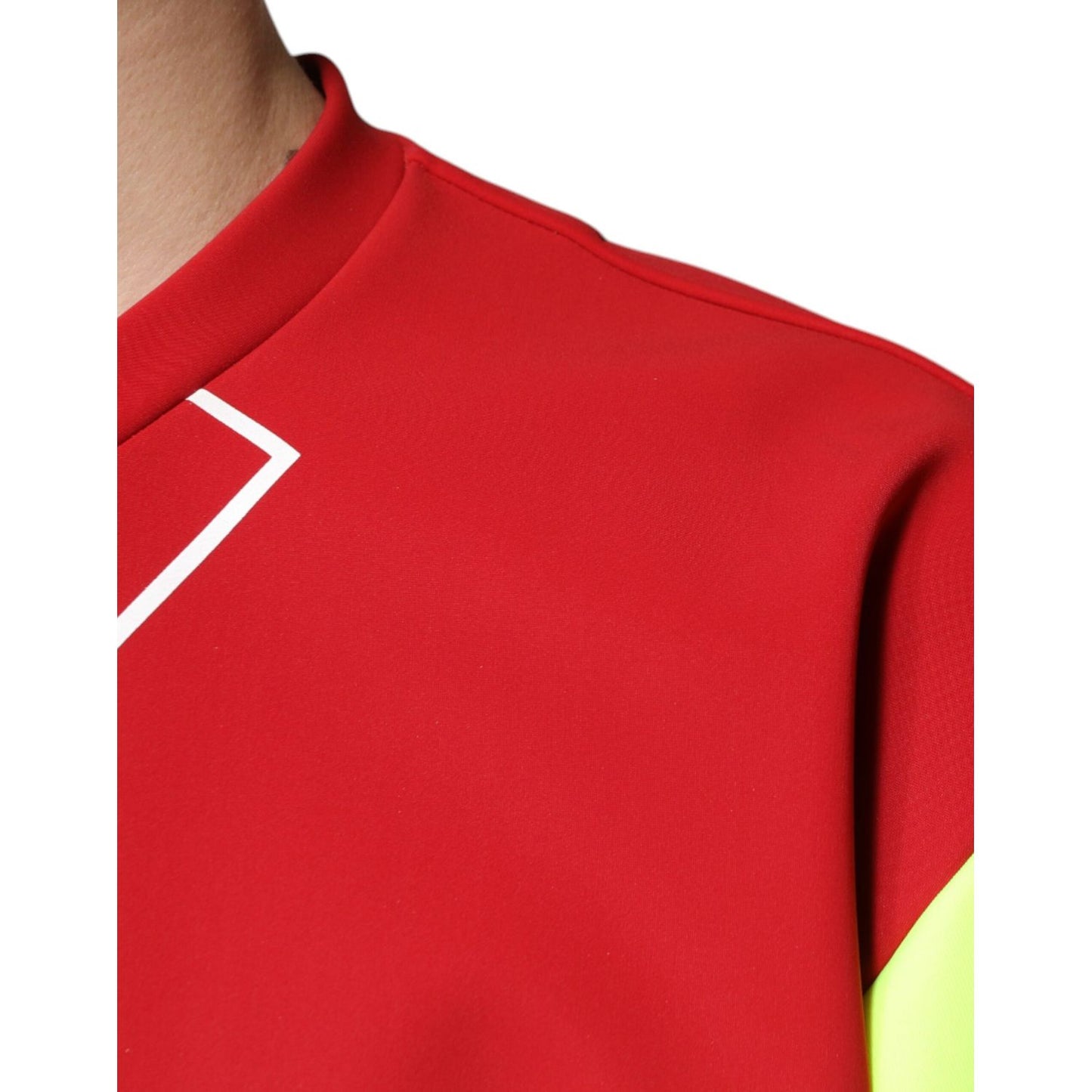 Dolce & Gabbana Multicolor Logo Cotton Men Crew Neck T-shirt