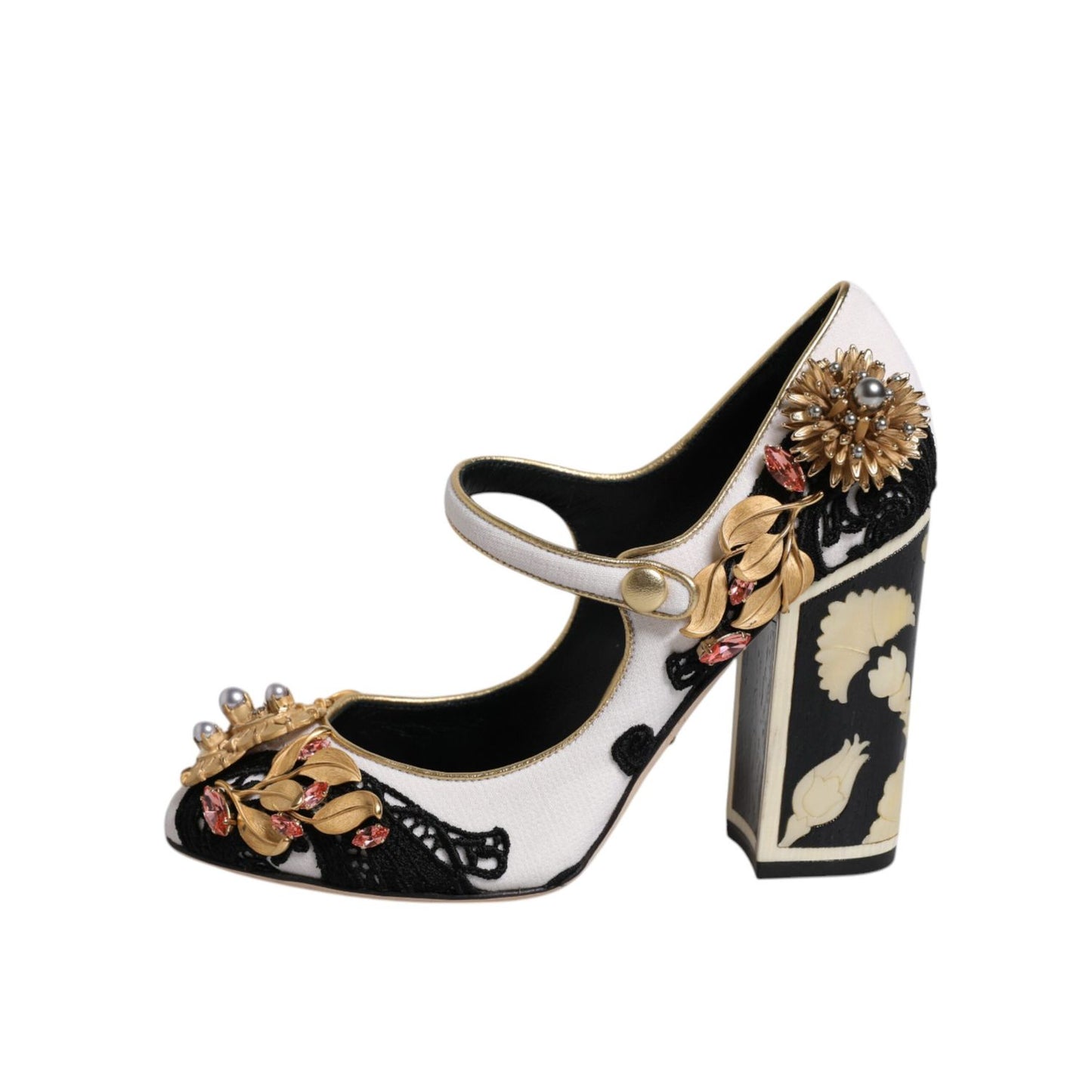 Dolce & Gabbana Multicolor Embellished Heels Pumps Shoes