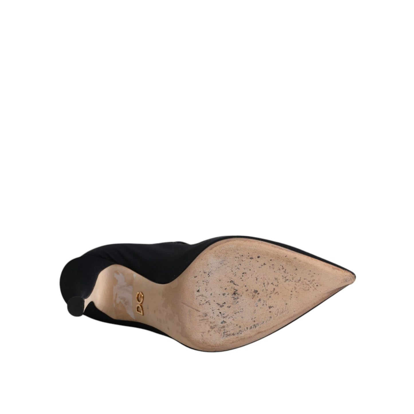 Dolce & Gabbana Black Mary Jane Stretch Crystal Pumps Shoes