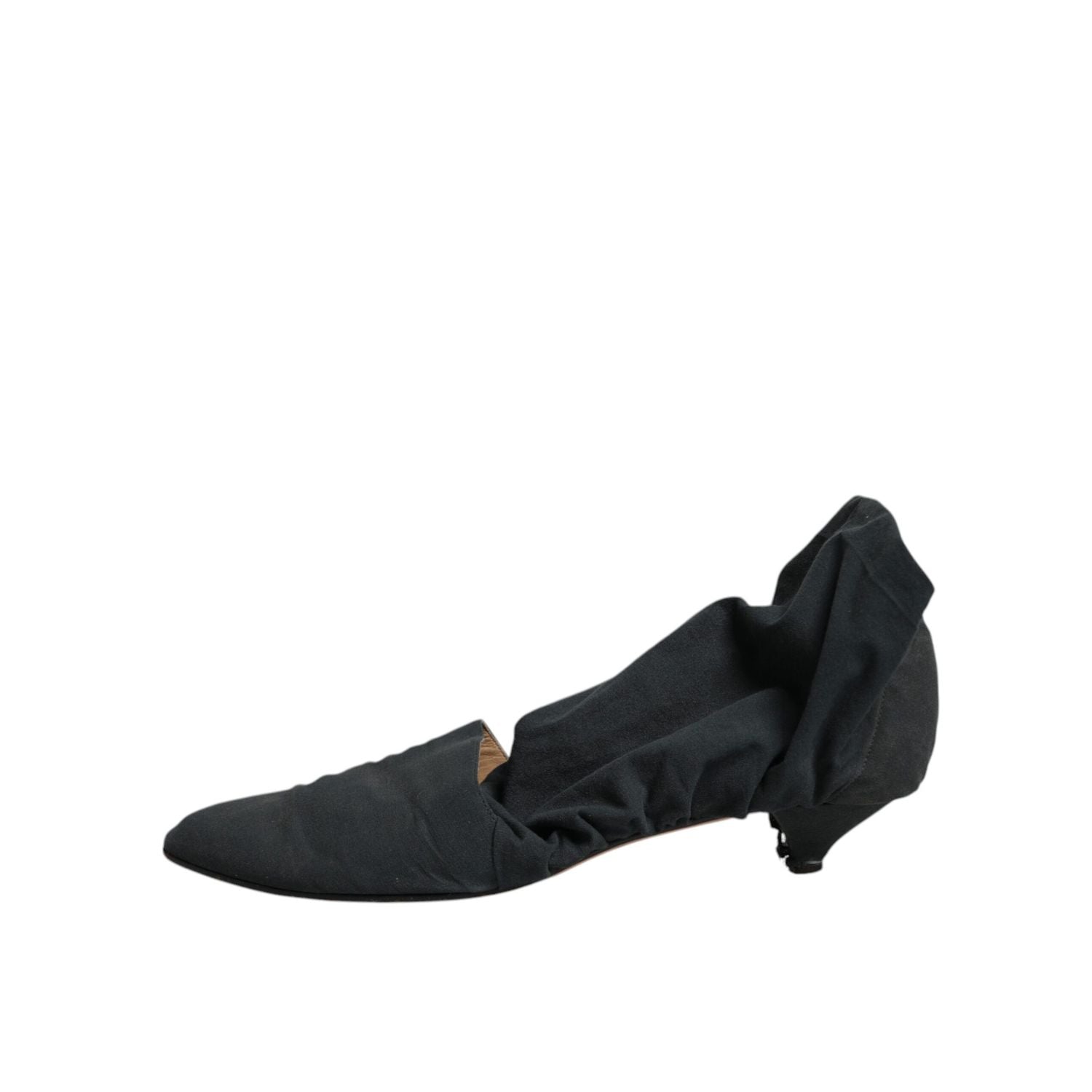 Dolce & Gabbana Green Cotton Sock Style Ankle Boots Shoes