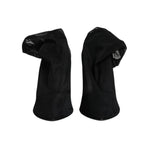 Dolce & Gabbana Black Silk Mesh Sock Style Boots Shoes