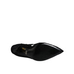 Dolce & Gabbana Black Lace Crystals Mary Jane Pumps Shoes