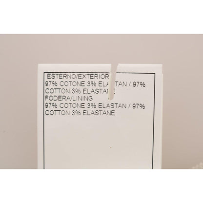 Ermanno Scervino Beige Slim Jeans Corduroy Skinny Pants Jeans & Pants