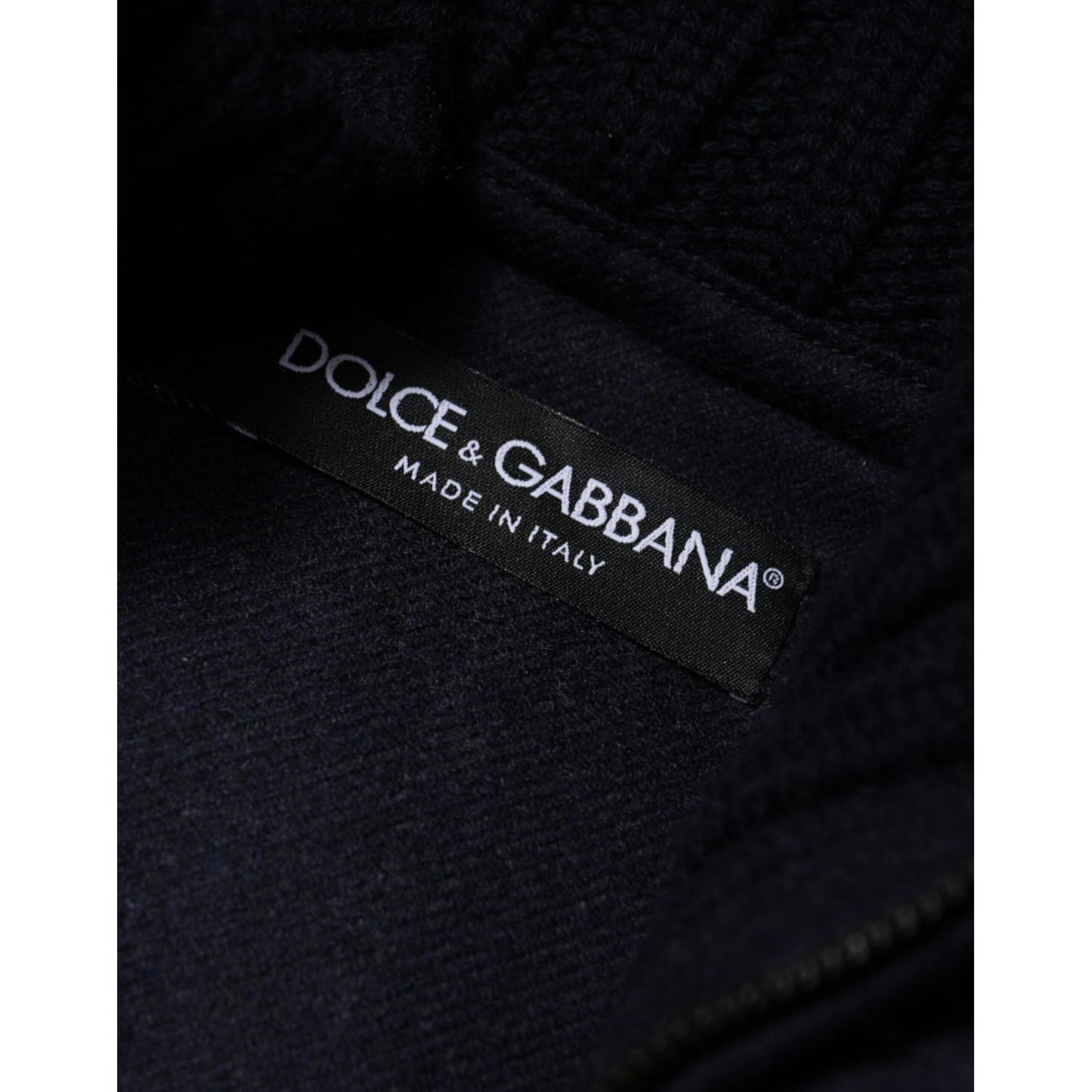Dolce & Gabbana Black Nylon Hooded Puffer Men Coat Jacket