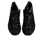 Dolce & Gabbana Black Sorrento Socks Logo Sneakers Shoes