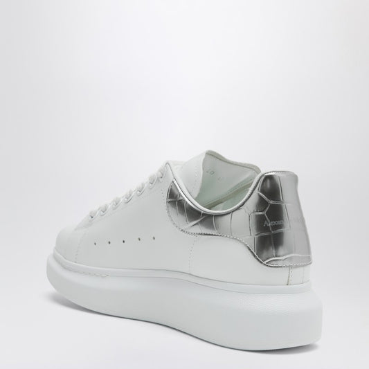 Alexander McQueen Oversize sneakers white/silver croc 553770WIAH0/R_ALEXQ-9081_500