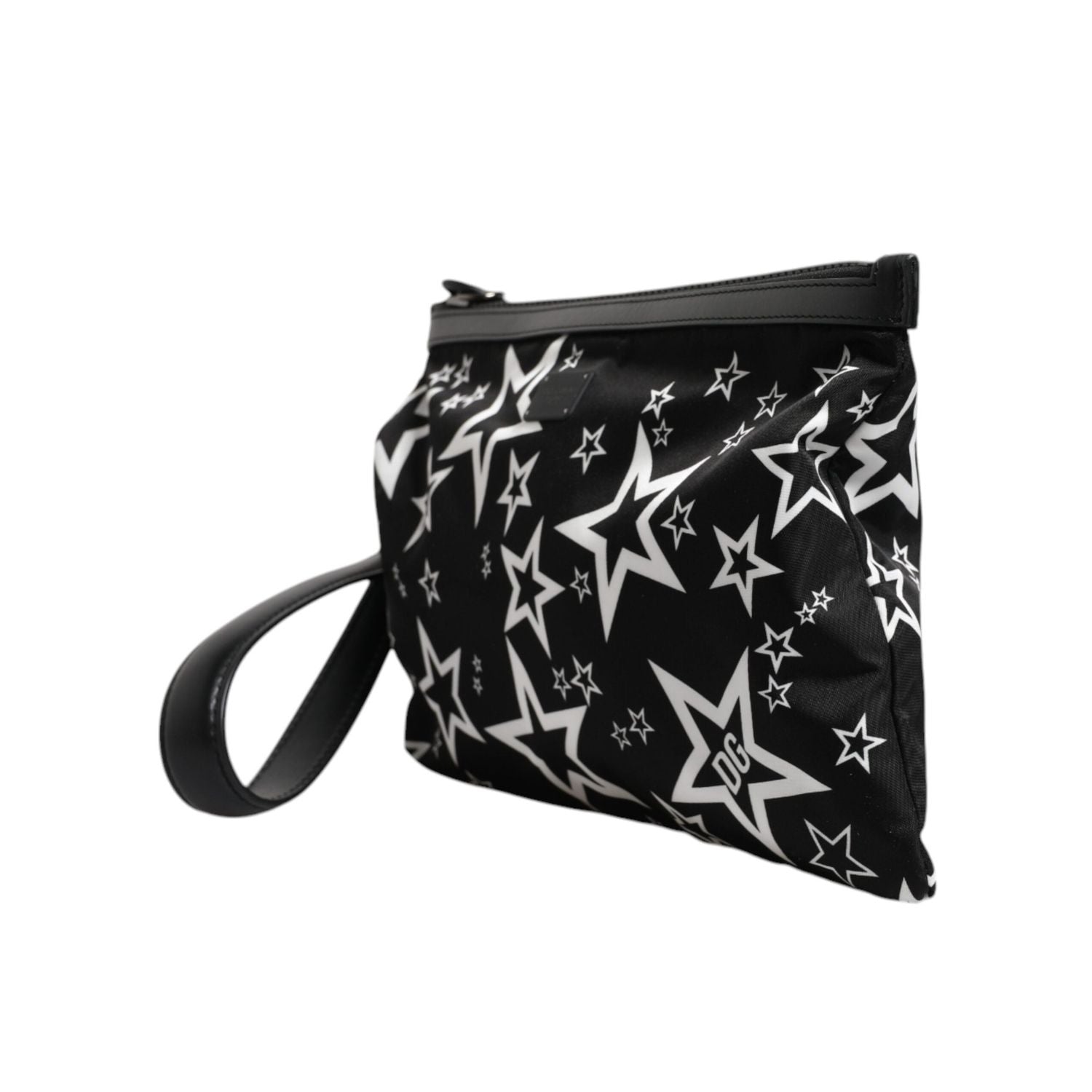 Front view with bag zipped and handles upright.