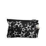 Dolce & Gabbana Black White Stars Pattern Clutch Pouch Bag