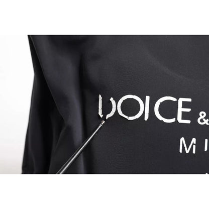 Dolce & Gabbana Black Canvas DG Logo Women Shopping Hand Tote Bag