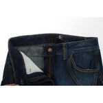 Cavalli Blue Cotton Stretch Low Waist Jeans SIG18218-1