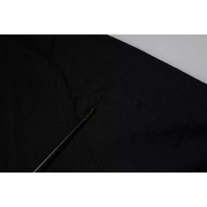 Dolce & Gabbana Black Cashmere Turtleneck Pullover Sweater