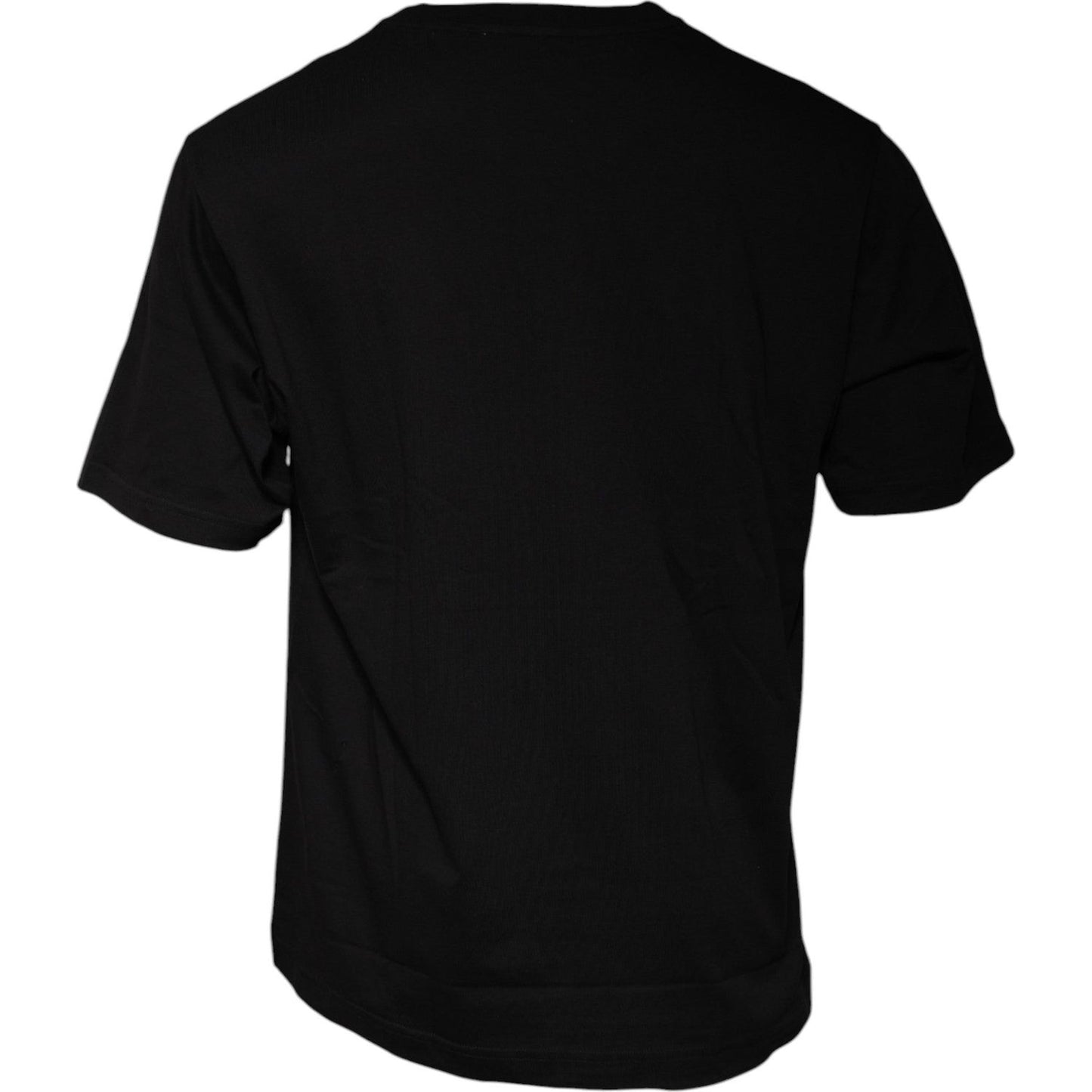 Dolce & Gabbana Black Logo Print Cotton Short Sleeves T-shirt TSH878467-52