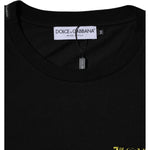 Dolce & Gabbana Black Logo Print Cotton Short Sleeves T-shirt TSH878467-52