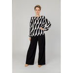 Street One Black Viscose Blouse ST-13475300009-IT36|XXS