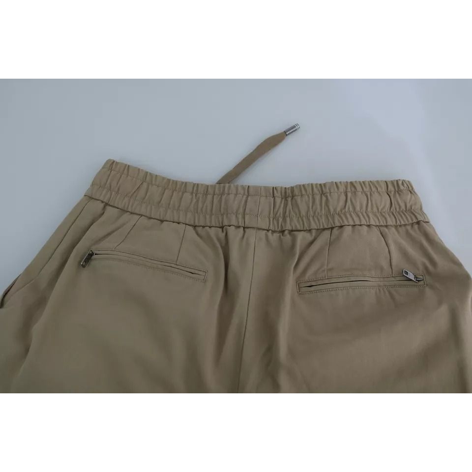 Dolce & Gabbana Beige Pin Up Print Cargo Pants