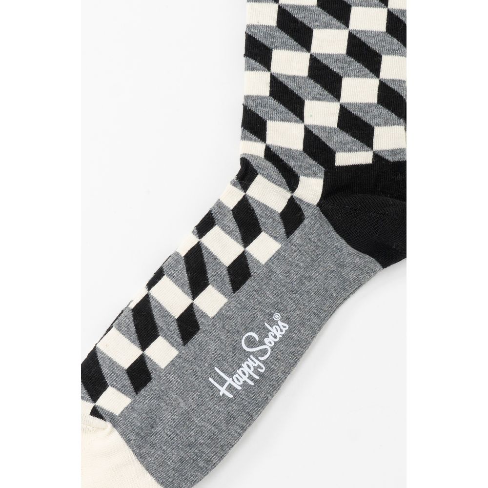 Happy Socks Gray Cotton Socks