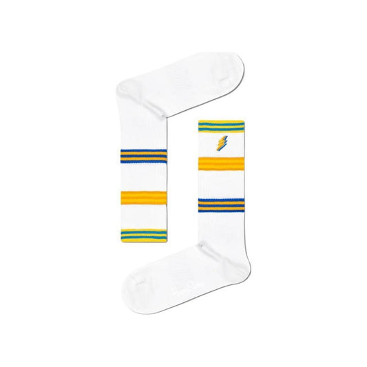 Happy Socks White Cotton Sock HA-8995400008-36-40