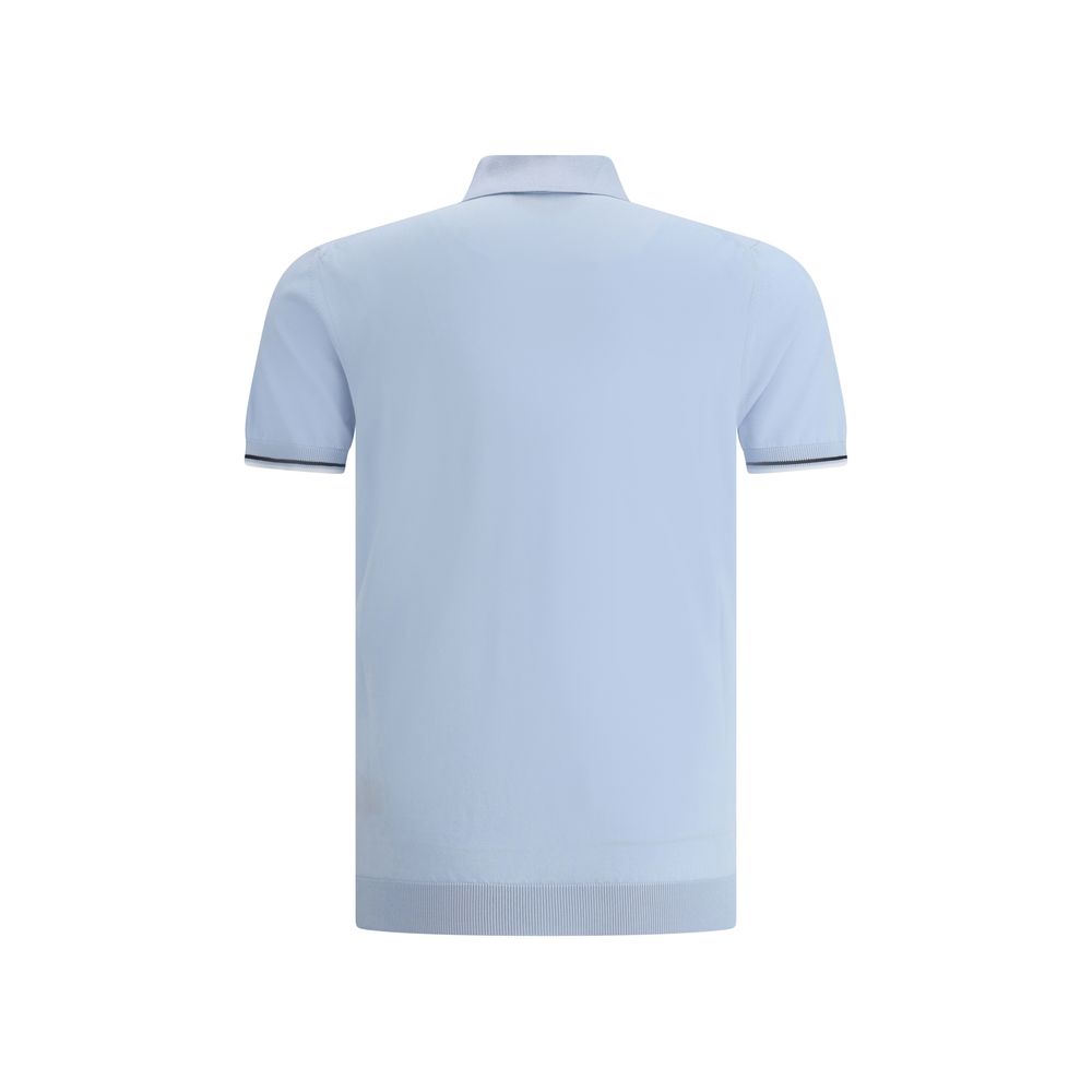 MooRER Light Blue Cotton Shirt
