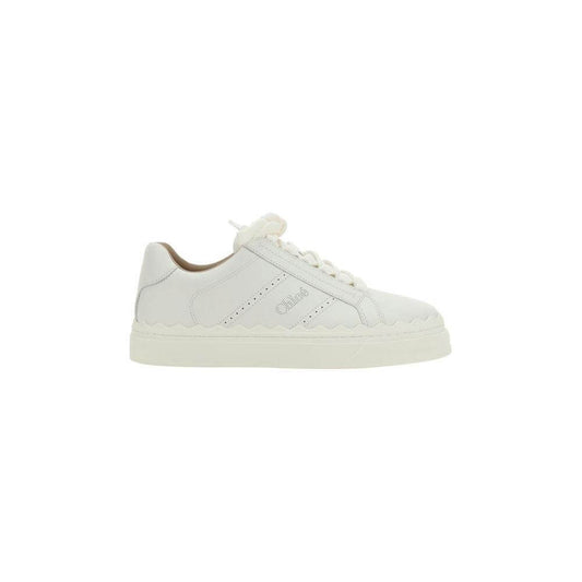 Chloé White Leather Sneakers